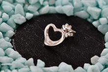 Load image into Gallery viewer, Tiffany &amp; Co. Elsa Peretti Silver Small 11mm Open Heart Earring *SINGLE*
