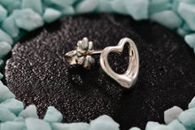 Load image into Gallery viewer, Tiffany &amp; Co. Elsa Peretti Silver Small 11mm Open Heart Earring *SINGLE*
