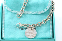 Load image into Gallery viewer, Tiffany &amp; Co. Silver Notes Small Wavy Round Tag Bracelet
