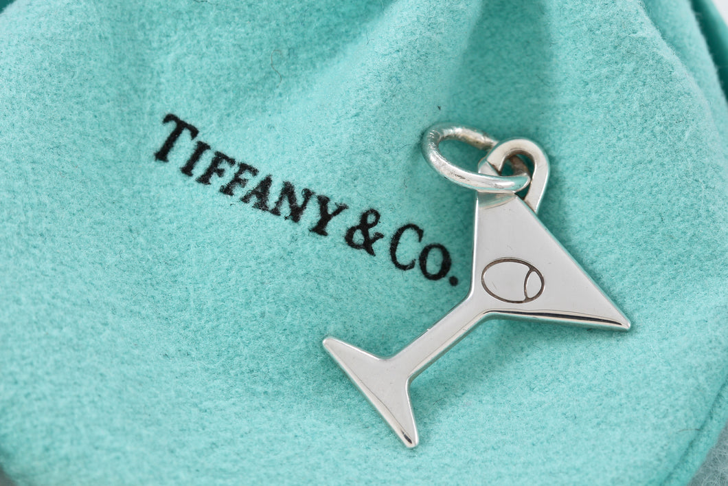 Tiffany & Co. Silver Martini Glass Charm