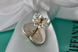 Return To Tiffany & Co. Silver Mini Heart Stud Earring *SINGLE*