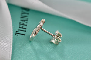 Tiffany & Co. Elsa Peretti Silver Larger Apple Stud Earring *SINGLE*