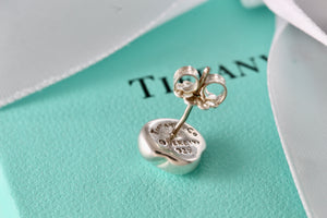 Tiffany & Co. Elsa Peretti Silver Nugget Bean Stud Earring *SINGLE*