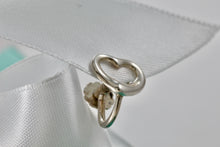 Load image into Gallery viewer, Tiffany &amp; Co. Elsa Peretti Silver Small Open Heart Screw-back Earring *SINGLE*
