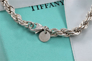 Tiffany & Co. Silver Twist Rope Chain Bracelet