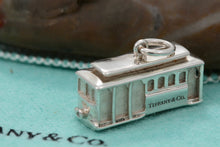 Load image into Gallery viewer, Tiffany &amp; Co. Silver Diamond Cable Car Charm
