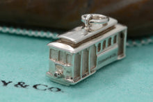 Load image into Gallery viewer, Tiffany &amp; Co. Silver Diamond Cable Car Charm
