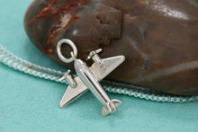 Load image into Gallery viewer, Tiffany &amp; Co. Silver Airplane Charm Pendant
