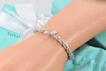 Load image into Gallery viewer, Tiffany &amp; Co. Silver Twist Rope Chain Bracelet
