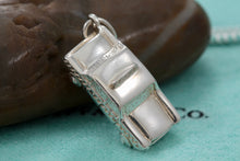 Load image into Gallery viewer, Tiffany &amp; Co. Silver Taxi Cab Charm Pendant
