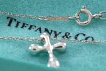 Load image into Gallery viewer, Tiffany &amp; Co. Elsa Peretti Silver Small Bubble Cross Necklace
