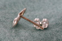 Load image into Gallery viewer, Tiffany &amp; Co. Elsa Peretti Silver Small Open Heart Stud Earring w/ 14K Gold Post *SINGLE*
