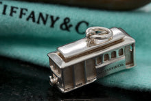 Load image into Gallery viewer, Tiffany &amp; Co. Silver Diamond Cable Car Charm
