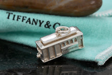Load image into Gallery viewer, Tiffany &amp; Co. Silver Diamond Cable Car Charm
