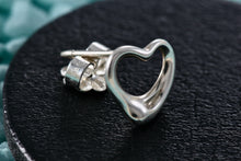 Load image into Gallery viewer, Tiffany &amp; Co. Elsa Peretti Silver Small Open Heart Stud Earring w/ 14K Gold Post *SINGLE*
