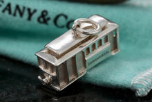 Load image into Gallery viewer, Tiffany &amp; Co. Silver Diamond Cable Car Charm
