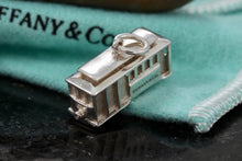 Load image into Gallery viewer, Tiffany &amp; Co. Silver Diamond Cable Car Charm
