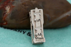 Tiffany & Co. Silver Diamond Cable Car Charm