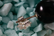 Load image into Gallery viewer, Tiffany &amp; Co. Silver 10mm Black Onyx Ball Bead Stud Earring *SINGLE*
