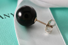 Load image into Gallery viewer, Tiffany &amp; Co. Silver 10mm Black Onyx Ball Bead Stud Earring *SINGLE*
