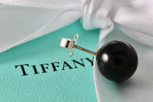 Load image into Gallery viewer, Tiffany &amp; Co. Silver 10mm Black Onyx Ball Bead Stud Earring *SINGLE*
