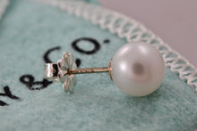 Load image into Gallery viewer, Tiffany &amp; Co. Silver 8mm Pearl Bead Stud Earring *SINGLE*
