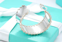 Load image into Gallery viewer, Tiffany &amp; co. Silver Twist Coil Heavy Cuff Bracelet
