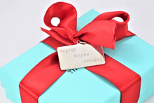 Load image into Gallery viewer, Tiffany &amp; Co. Silver ENGAGE, INSPIRE, SUCCEED Rectangle Charm Pendant
