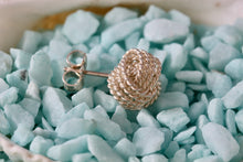 Load image into Gallery viewer, Tiffany &amp; Co. Silver Mesh Knot Weave Stud Earring *SINGLE*
