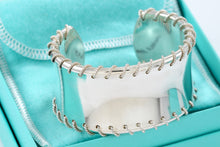 Load image into Gallery viewer, Tiffany &amp; co. Silver Twist Coil Heavy Cuff Bracelet
