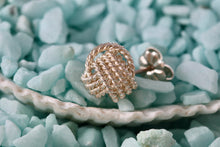 Load image into Gallery viewer, Tiffany &amp; Co. Silver Mesh Knot Weave Stud Earring *SINGLE*
