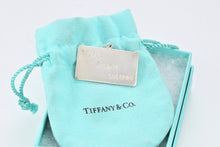 Load image into Gallery viewer, Tiffany &amp; Co. Silver ENGAGE, INSPIRE, SUCCEED Rectangle Charm Pendant
