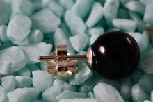 Load image into Gallery viewer, Tiffany &amp; Co. Silver 8mm Black Onyx Bead Bead Stud Earring *SINGLE*
