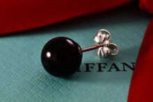 Load image into Gallery viewer, Tiffany &amp; Co. Silver 8mm Black Onyx Bead Bead Stud Earring *SINGLE*
