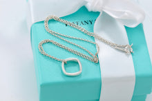 Load image into Gallery viewer, Tiffany &amp; Co. Frank Gehry Silver Mini Square Necklace
