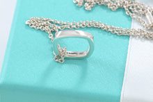 Load image into Gallery viewer, Tiffany &amp; Co. Frank Gehry Silver Mini Square Necklace
