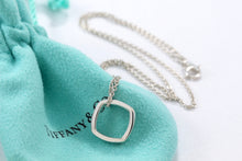 Load image into Gallery viewer, Tiffany &amp; Co. Frank Gehry Silver Mini Square Necklace

