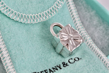 Load image into Gallery viewer, Tiffany &amp; Co. Silver Giftbox Padlock Charm Pendant
