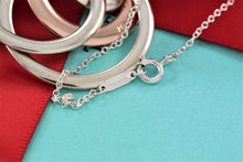 Load image into Gallery viewer, Tiffany &amp; Co. 1837 Silver Large Rubedo 4 Interlocking Circles Necklace
