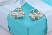 Load image into Gallery viewer, Tiffany &amp; Co. Mens Silver Rolls Royce Cufflinks
