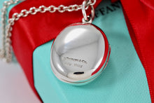 Load image into Gallery viewer, Tiffany &amp; Co. Silver Large Oval Locket 16&quot; Thick Chain Necklace
