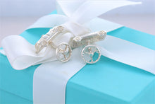 Load image into Gallery viewer, Tiffany &amp; Co. Mens Silver Rolls Royce Cufflinks
