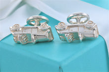 Load image into Gallery viewer, Tiffany &amp; Co. Mens Silver Rolls Royce Cufflinks
