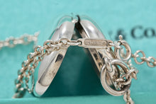 Load image into Gallery viewer, Tiffany &amp; Co. Silver Large Oval Locket 16&quot; Thick Chain Necklace
