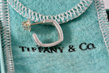 Load image into Gallery viewer, Tiffany &amp; Co. Frank Gehry Silver Small Square Torque Mini Hoop Earring *SINGLE*
