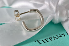 Load image into Gallery viewer, Tiffany &amp; Co. Frank Gehry Silver Small Square Torque Mini Hoop Earring *SINGLE*
