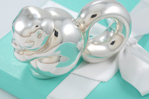 Tiffany & Co. Silver Squirrel & Nut Baby Rattle