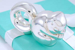 Tiffany & Co. Silver Squirrel & Nut Baby Rattle