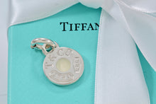 Load image into Gallery viewer, Tiffany &amp; Co. 1837 White Enamel Circle Charm Pendant w/Clasp
