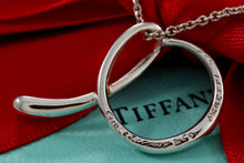 Load image into Gallery viewer, Tiffany &amp; Co. Elsa Peretti Silver Alphabet XL Letter &quot;A&quot; Pendant Necklace

